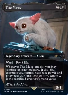The Meep Secret Lair Drop - Doctor Who Art